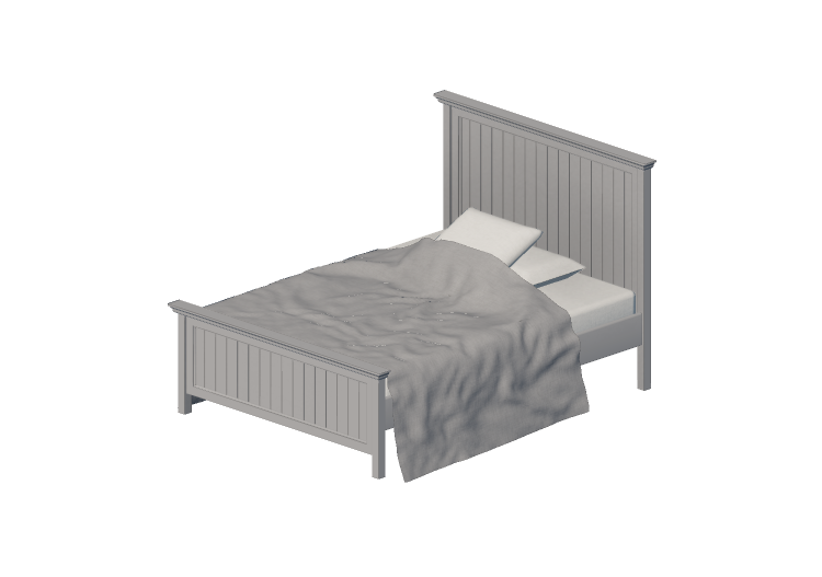 Camas y Mesitas de noche 3D - Cama individual - Artzzi -... Camas y Mesitas de noche 3D - Cama individual - Artzzi -...