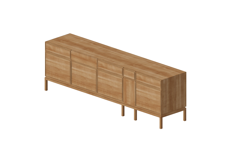 Meubles 3D - Comptoir en bois - Artzzi - Carlota - ARTZZI Meubles 3D - Comptoir en bois - Artzzi - Carlota - ARTZZI