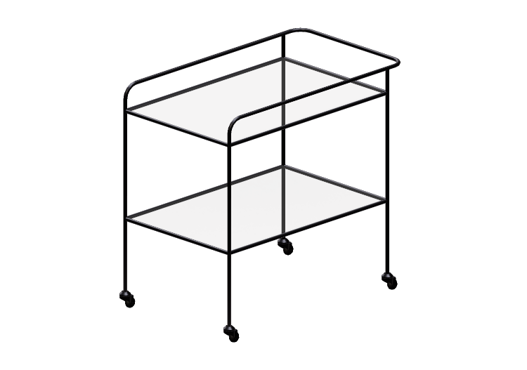 3D Accessories - Bar or Pub Metallic trolley - Artzzi -... 3D Accessories - Bar or Pub Metallic trolley - Artzzi -...