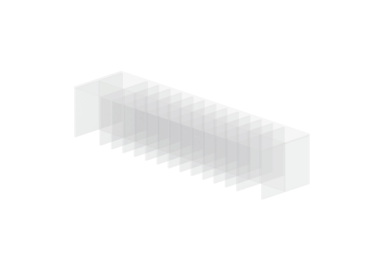 Banc 3D - Banc en verre - Artzzi - Centopeia - ARTZZI Banc 3D - Banc en verre - Artzzi - Centopeia - ARTZZI