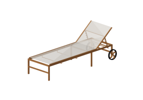 Espregui&ccedil;adeira e Camas 3D - Chaise de madeira - Artzzi - Panama