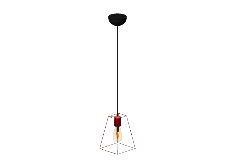 Lâmpada pingente 3D - Luminária pendente de metal - Avant... Lâmpada pingente 3D - Luminária pendente de metal - Avant...