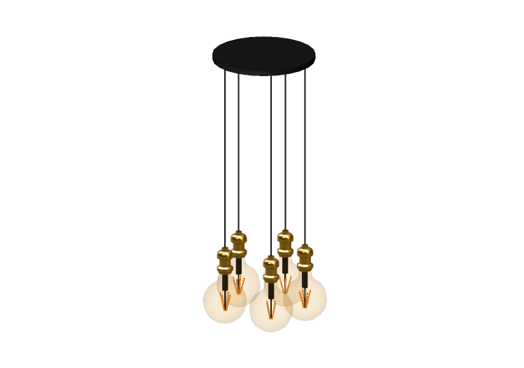 Lampada a sospensione 3D - Lampada pendente in plastica -... Lampada a sospensione 3D - Lampada pendente in plastica -...