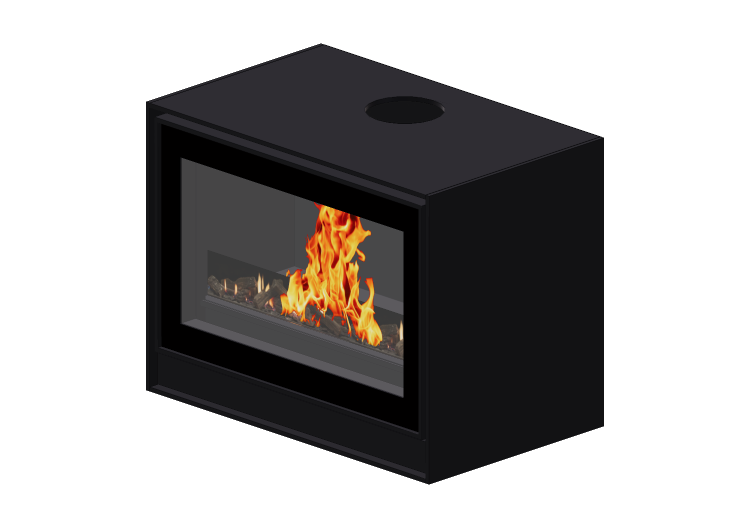Chimneys and chimney pots 3D - Wood burning fireplace -... Chimneys and chimney pots 3D - Wood burning fireplace -...