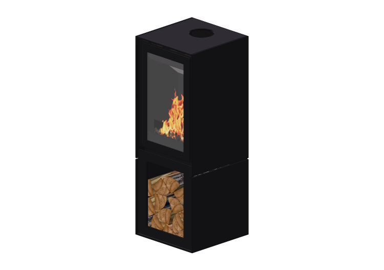 Chimneys and chimney pots 3D - Wood burning fireplace -... Chimneys and chimney pots 3D - Wood burning fireplace -...