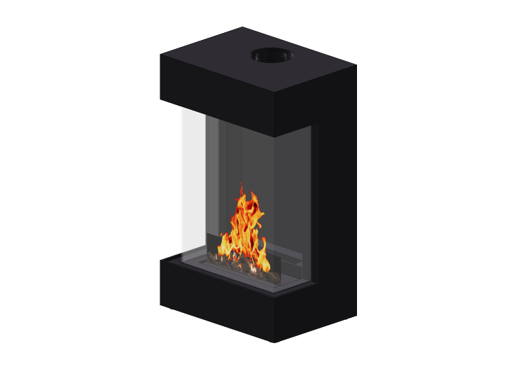 Chimeneas y Ductos 3D - Chimenea de gas - Barbas Bellfires... Chimeneas y Ductos 3D - Chimenea de gas - Barbas Bellfires...