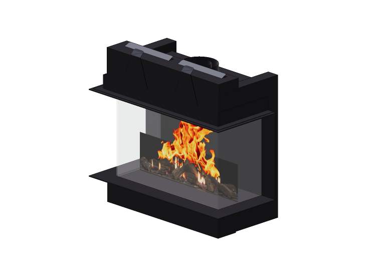 Chimeneas y Ductos 3D - Chimenea de gas - Barbas Bellfires... Chimeneas y Ductos 3D - Chimenea de gas - Barbas Bellfires...