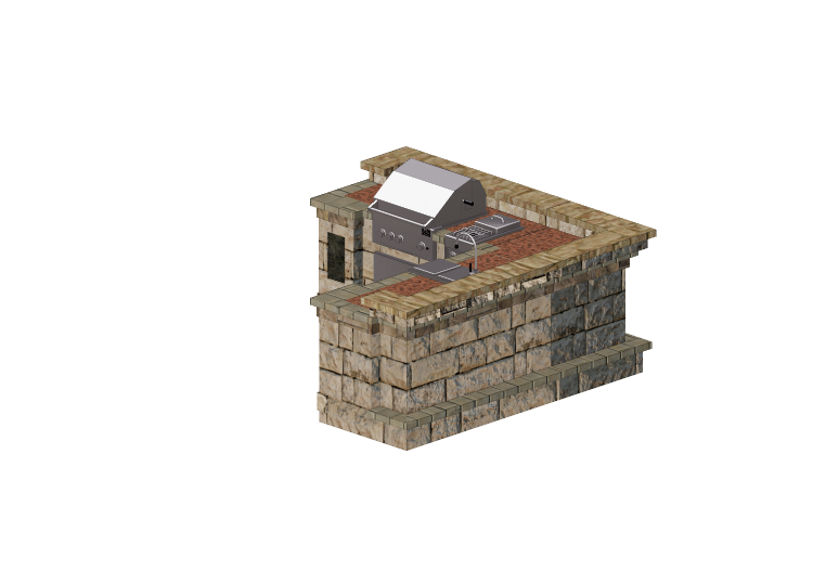 3D Kitchens - Stone kitchen - Belgard - Series 205 -... 3D Kitchens - Stone kitchen - Belgard - Series 205 -...