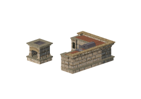 Cocinas 3D - Cocina de piedra - Belgard - Series 225