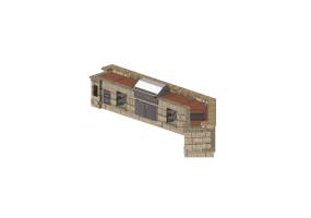 Cocinas 3D - Cocina de piedra - Belgard - Series 310