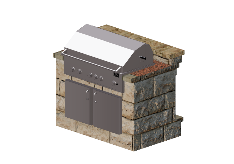 Cuisine 3D - Cuisine en pierre - Belgard - Belgard Cuisine 3D - Cuisine en pierre - Belgard - Belgard