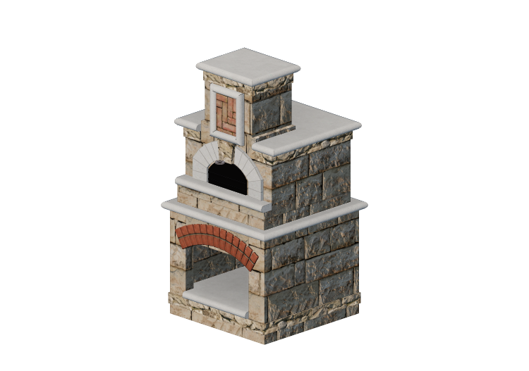 Cocinas 3D - Horno de piedra con leña - Belgard - Tuscany -... Cocinas 3D - Horno de piedra con leña - Belgard - Tuscany -...