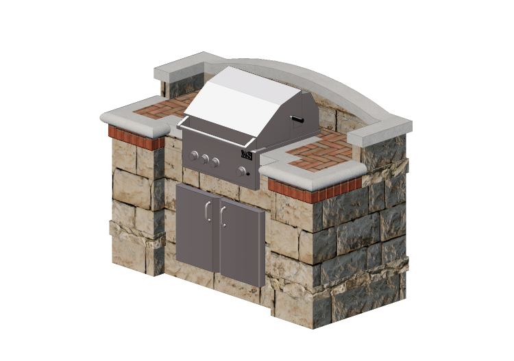 3D Kitchens - Stone kitchen - Belgard - Tuscany - Belgard 3D Kitchens - Stone kitchen - Belgard - Tuscany - Belgard