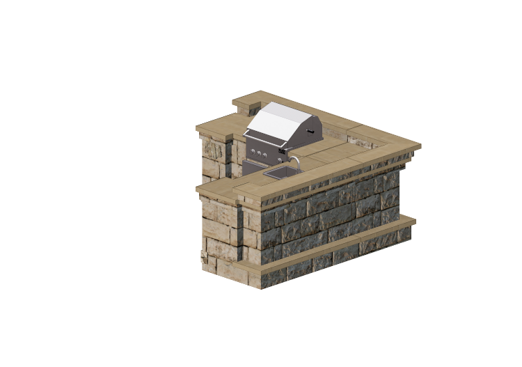Cocinas 3D - Cocina de piedra - Belgard - Wexford - Belgard Cocinas 3D - Cocina de piedra - Belgard - Wexford - Belgard