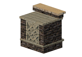 Accessoires 3D - Cellier en pierre - Belgard - Nottingham