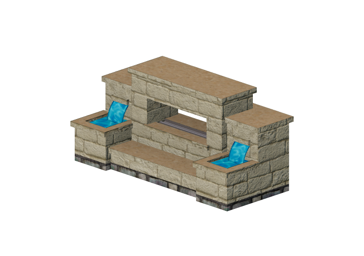 Camini 3D - Camino a gas in pietra - Belgard - Euro -... Camini 3D - Camino a gas in pietra - Belgard - Euro -...