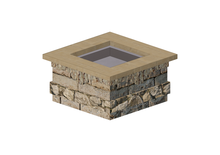 Chaminés e Cumeeiras 3D - Fogareiro de pedra - Belgard -... Chaminés e Cumeeiras 3D - Fogareiro de pedra - Belgard -...