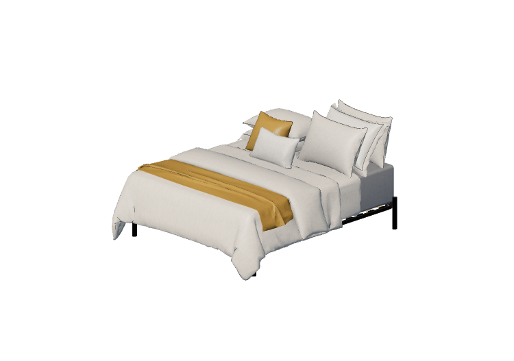 Camas 3D - Cama de casal - By The Bed - Henge - By The Bed Camas 3D - Cama de casal - By The Bed - Henge - By The Bed