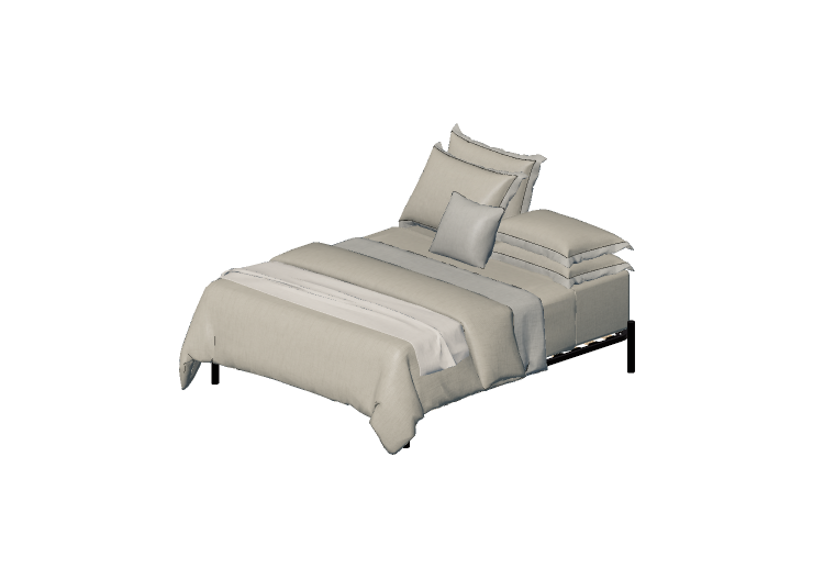 Letti 3D - Letto matrimoniale - By The Bed - Metro - By The... Letti 3D - Letto matrimoniale - By The Bed - Metro - By The...