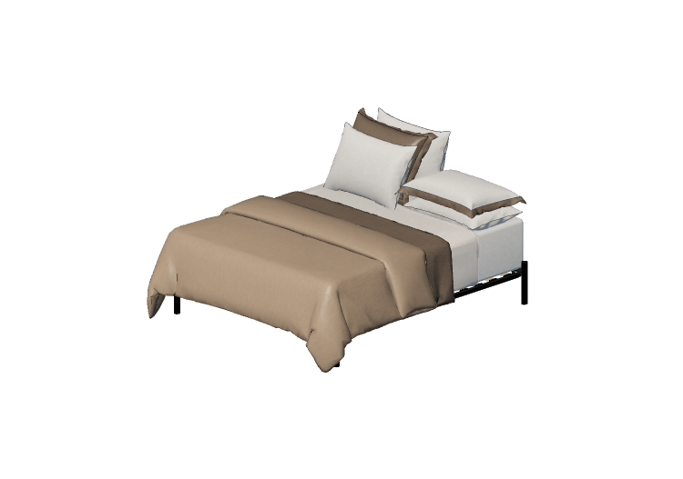 Camas 3D - Cama de casal - By The Bed - The Carnegie Bege -... Camas 3D - Cama de casal - By The Bed - The Carnegie Bege -...