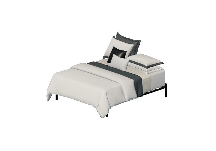 Beds and Side Cabinets 3D - Kingsize bed - By The Bed -... Beds and Side Cabinets 3D - Kingsize bed - By The Bed -...