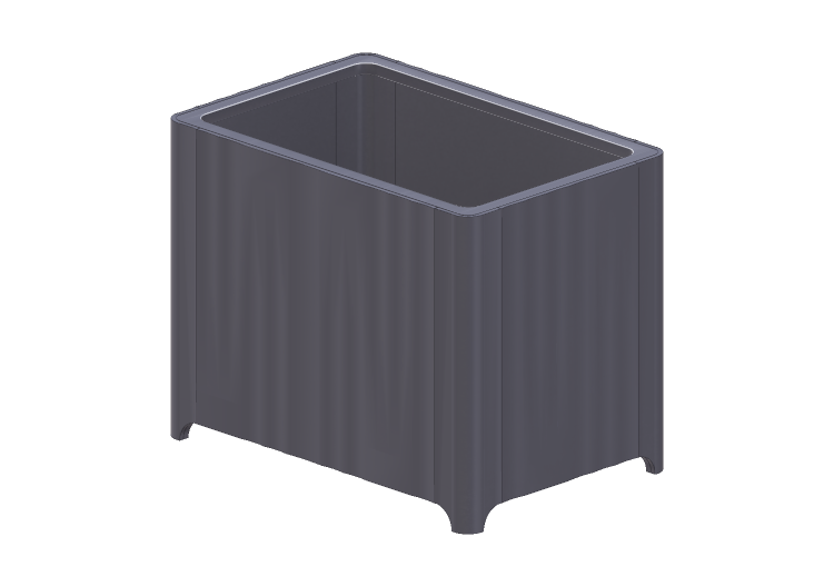 Panchine e Fioriere 3D - Fioriera da esterno - Byarums Bruk... Panchine e Fioriere 3D - Fioriera da esterno - Byarums Bruk...