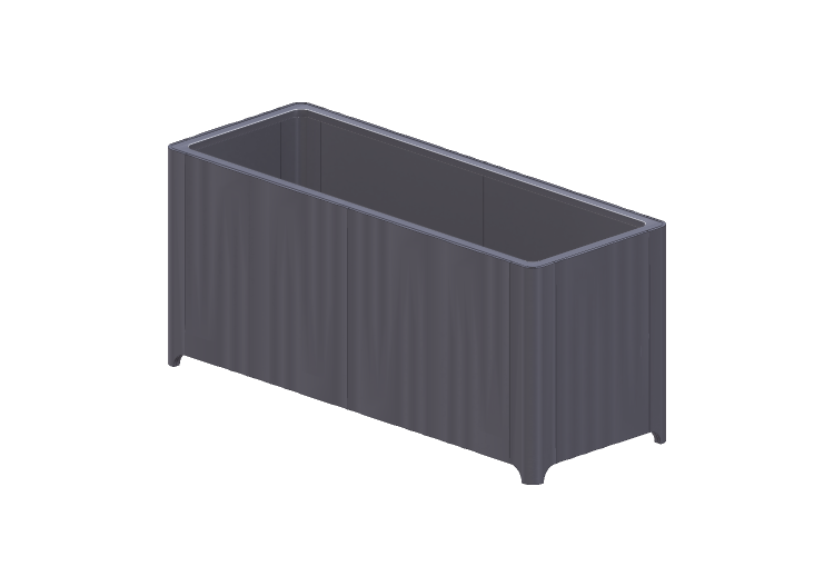 Panchine e Fioriere 3D - Fioriera da esterno - Byarums Bruk... Panchine e Fioriere 3D - Fioriera da esterno - Byarums Bruk...