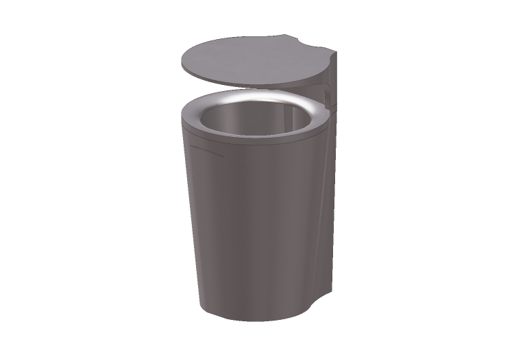 3D Accessories - Waste bin for outdoor use - Byarums Bruk -... 3D Accessories - Waste bin for outdoor use - Byarums Bruk -...