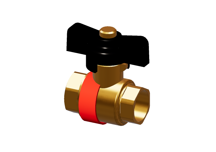 Valvola a sfera con ritegno incorporato DN 15 (1/2") -... Valvola a sfera con ritegno incorporato DN 15 (1/2") -...