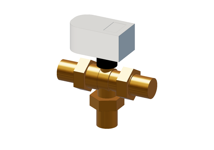 Dreiwege-Motorventil DN 25 (1") 230V 40s - Caleffi Dreiwege-Motorventil DN 25 (1") 230V 40s - Caleffi
