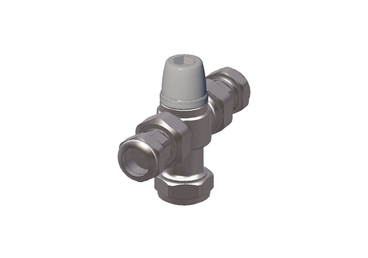 Grifo termostático contra quemadura 22 mm - Caleffi Grifo termostático contra quemadura 22 mm - Caleffi