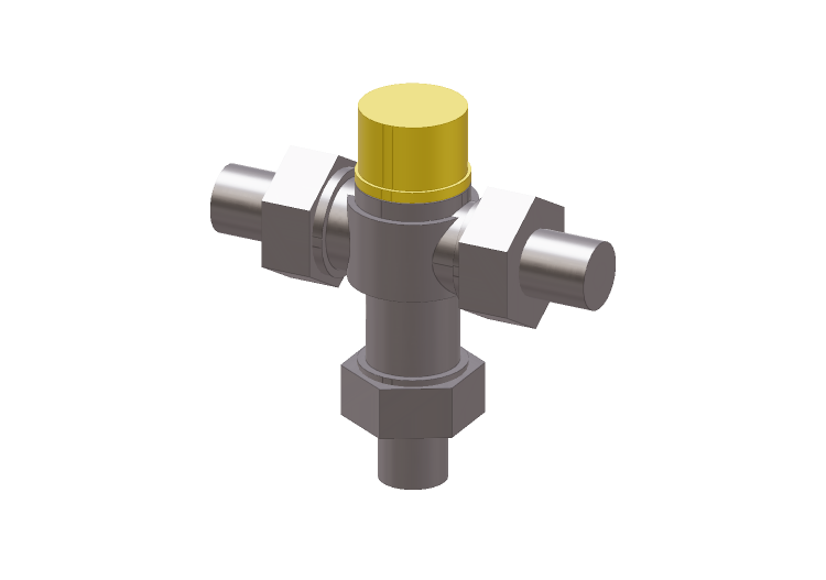 Válvula desviadora termoestática DN 15 (1/2") - Caleffi Válvula desviadora termoestática DN 15 (1/2") - Caleffi