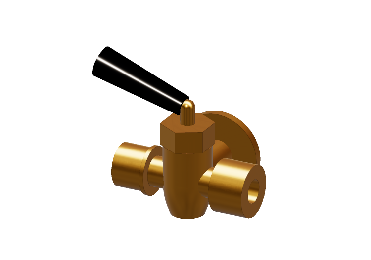 Manometerhahn DN 8 (1/4") - Caleffi Manometerhahn DN 8 (1/4") - Caleffi