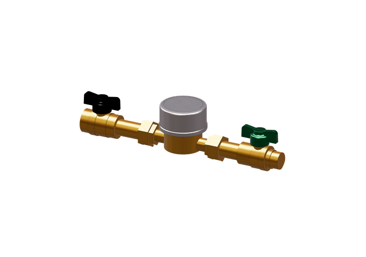 Volumenzähler DN 20 (3/4") - Caleffi Volumenzähler DN 20 (3/4") - Caleffi