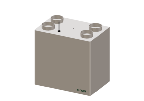 Unidade de ventila&ccedil;&atilde;o mec&acirc;nica vertical para instala&ccedil;&atilde;o na parede 120mm