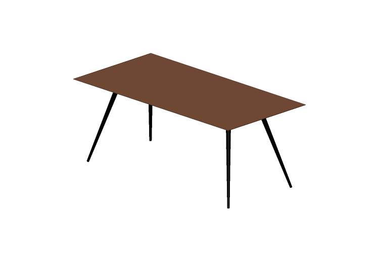 Tables 3D - Table en bois laqué - Cappellini - Stay - STY2... Tables 3D - Table en bois laqué - Cappellini - Stay - STY2...