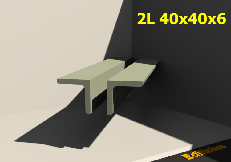 Composite Profiles 3D - 2L 40x40x6[20.0] - ACCA software