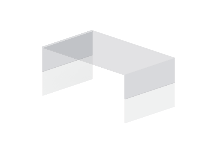 Mesas 3D - Mesa de vidrio - Cappellini - Smoke - SM2 -... Mesas 3D - Mesa de vidrio - Cappellini - Smoke - SM2 -...