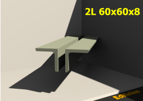3D Profile mehrgliedrig - 2L 60x60x8[20.0]