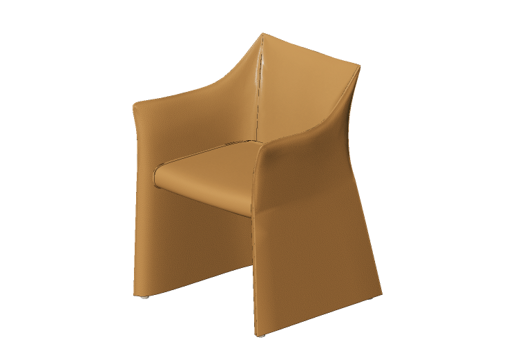 Cadeira 3D - Cadeira de couro - Cappellini - Cap - CAP2C -... Cadeira 3D - Cadeira de couro - Cappellini - Cap - CAP2C -...