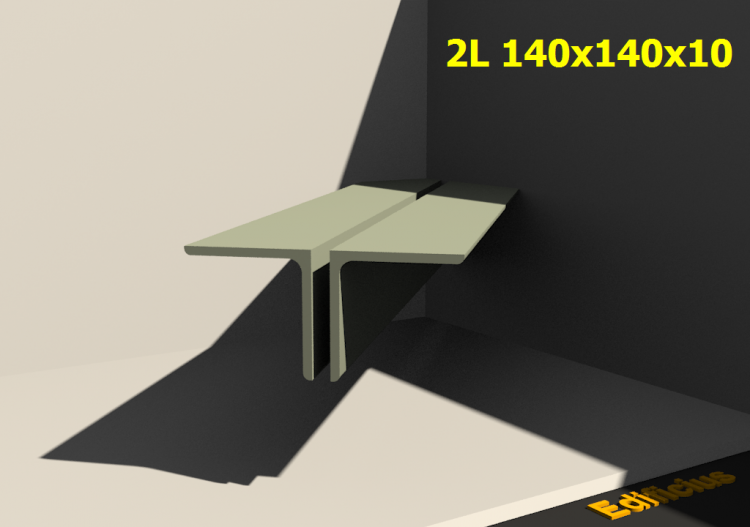 3D Profile mehrgliedrig - 2L 140x140x10[20.0] - ACCA...
