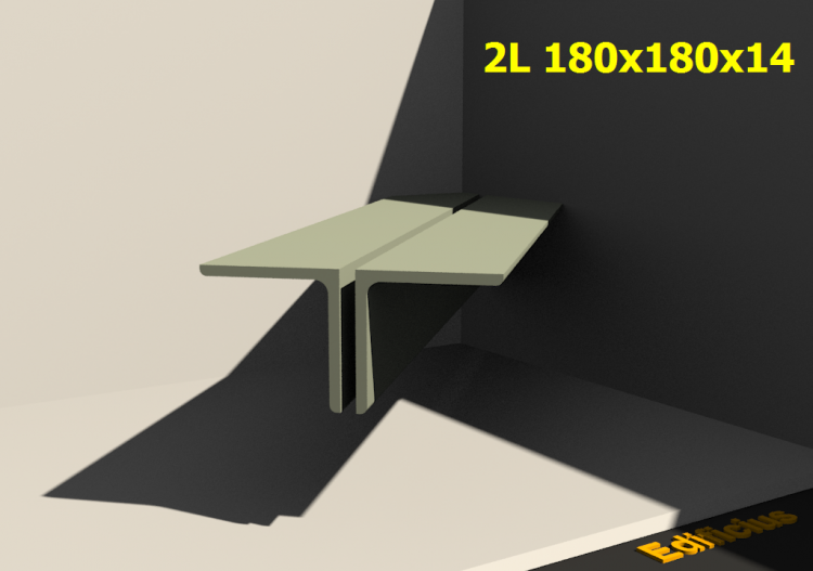 Composite Profiles 3D - 2L 180x180x14[20.0] - ACCA software