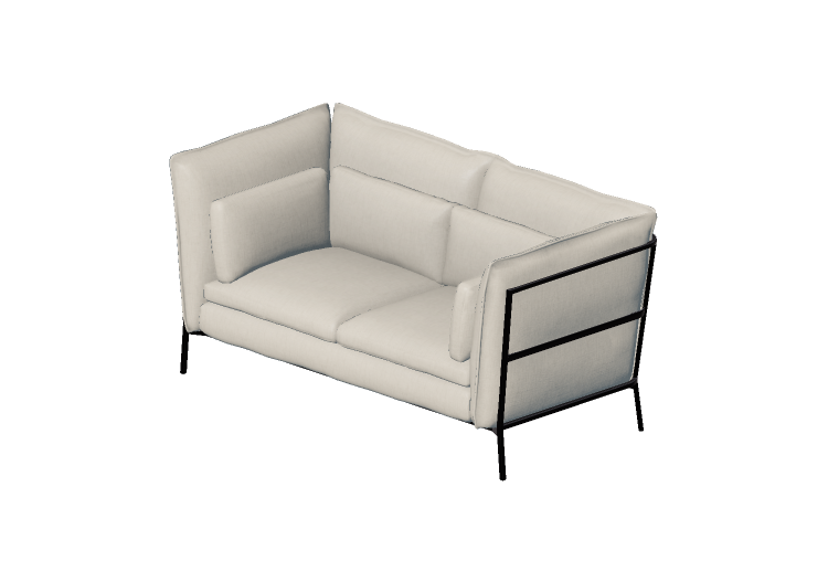 Sofás 3D - Sofá em tecido - Cappellini - Basket - BKT2 -... Sofás 3D - Sofá em tecido - Cappellini - Basket - BKT2 -...