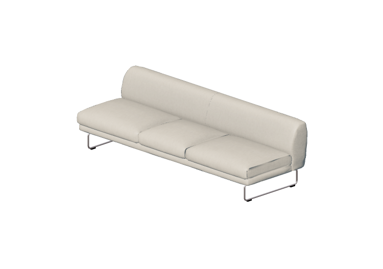 Poltronas y Sofás 3D - Sofá de tela - Cappellini - Elan -... Poltronas y Sofás 3D - Sofá de tela - Cappellini - Elan -...