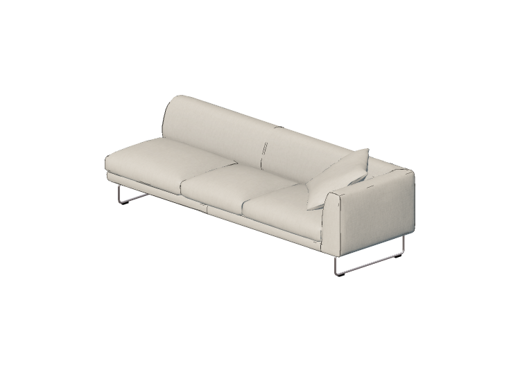 3D Sessel und Sofas - Stoffsofa - Cappellini - Elan - EN14... 3D Sessel und Sofas - Stoffsofa - Cappellini - Elan - EN14...