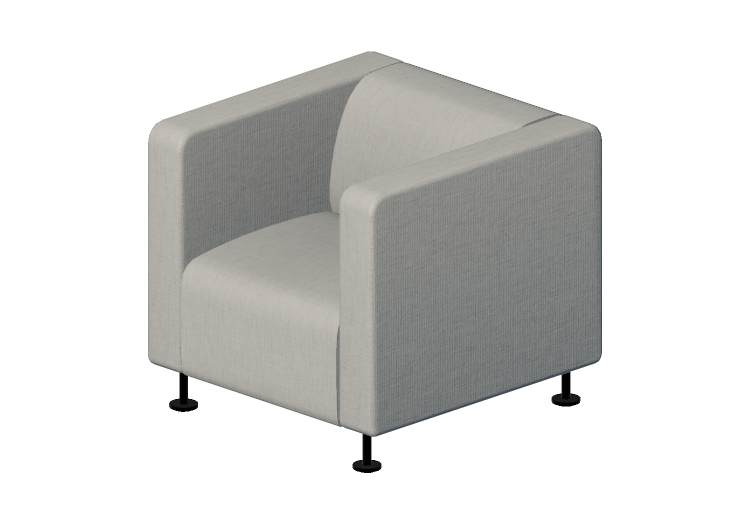 Sofás 3D - Poltrona em tecido - Cappellini - Gambetta - GM2... Sofás 3D - Poltrona em tecido - Cappellini - Gambetta - GM2...