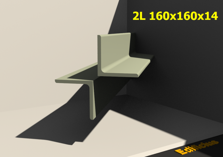 3D Profile mehrgliedrig - 2L 160x160x14[20.0;20.0] - ACCA...