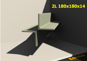 3D Profile mehrgliedrig - 2L 180x180x14[20.0;20.0]