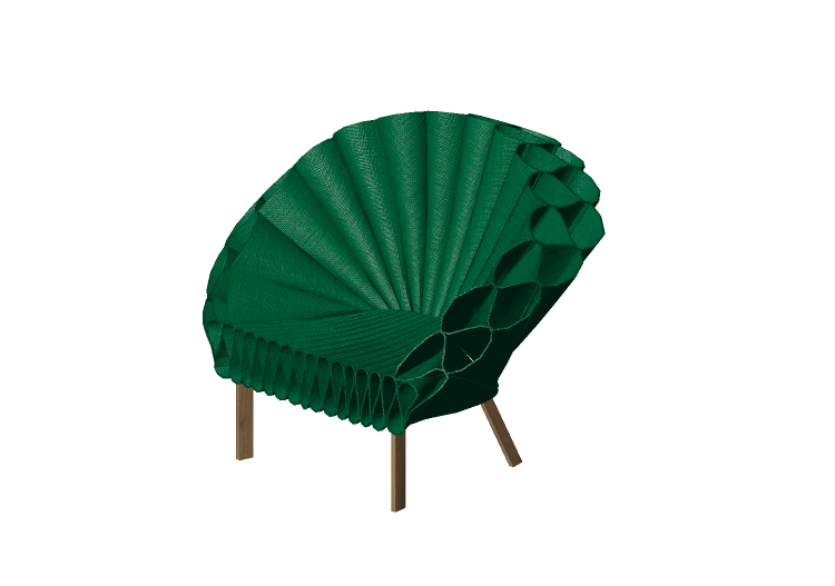 Divans 3D - Fauteuil en tissu - Cappellini - Peacock - PCK1... Divans 3D - Fauteuil en tissu - Cappellini - Peacock - PCK1...
