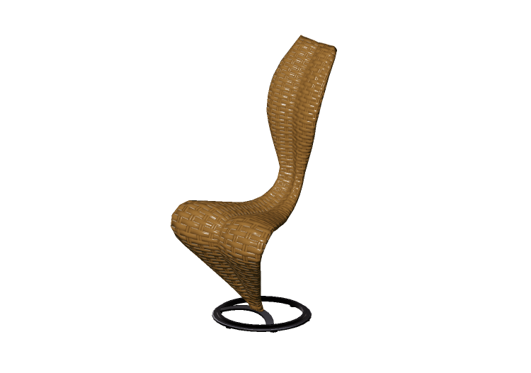 Sofás 3D - Poltrona de vime - Cappellini - S-chair - TD1 -... Sofás 3D - Poltrona de vime - Cappellini - S-chair - TD1 -...
